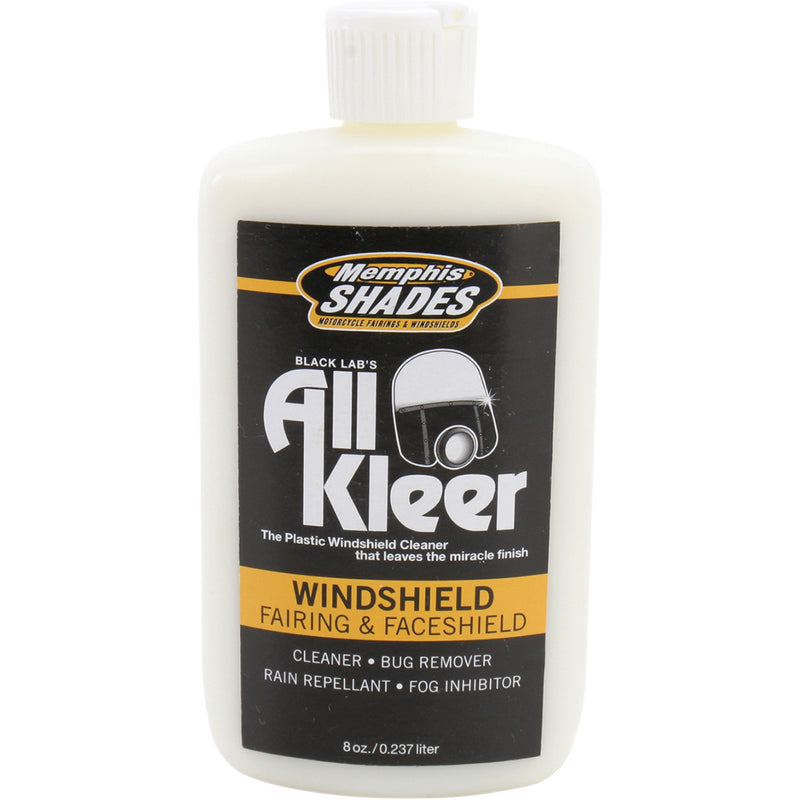 MEMPHIS SHADES 3713-0039 MEM0933 All Kleer Windshield/Fairing/Faceshield Cleaner Windshield Cleaner - 8 U.S. fl oz.