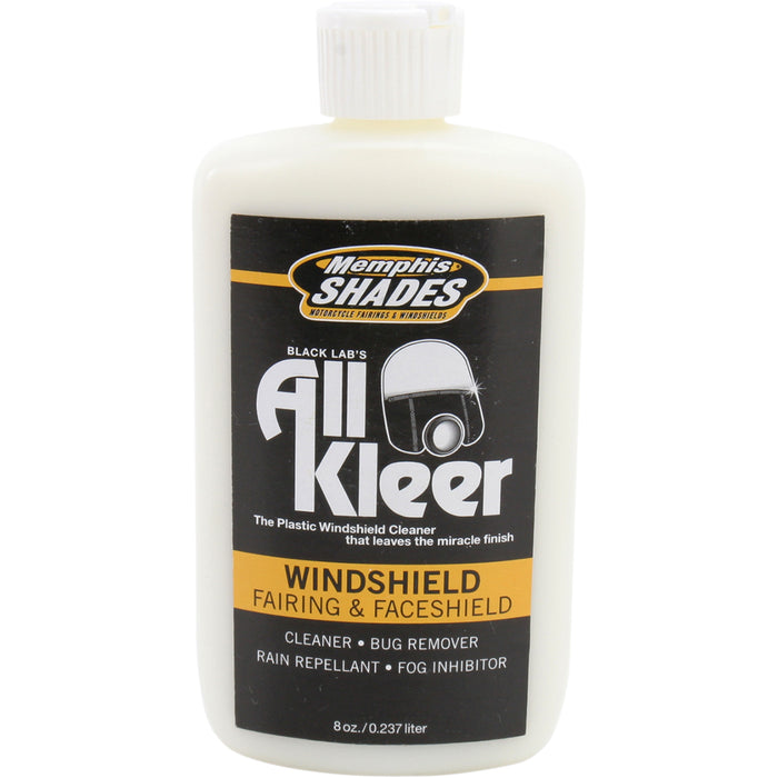 MEMPHIS SHADES 3713-0039 MEM0933 All Kleer Windshield/Fairing/Faceshield Cleaner Windshield Cleaner - 8 U.S. fl oz.