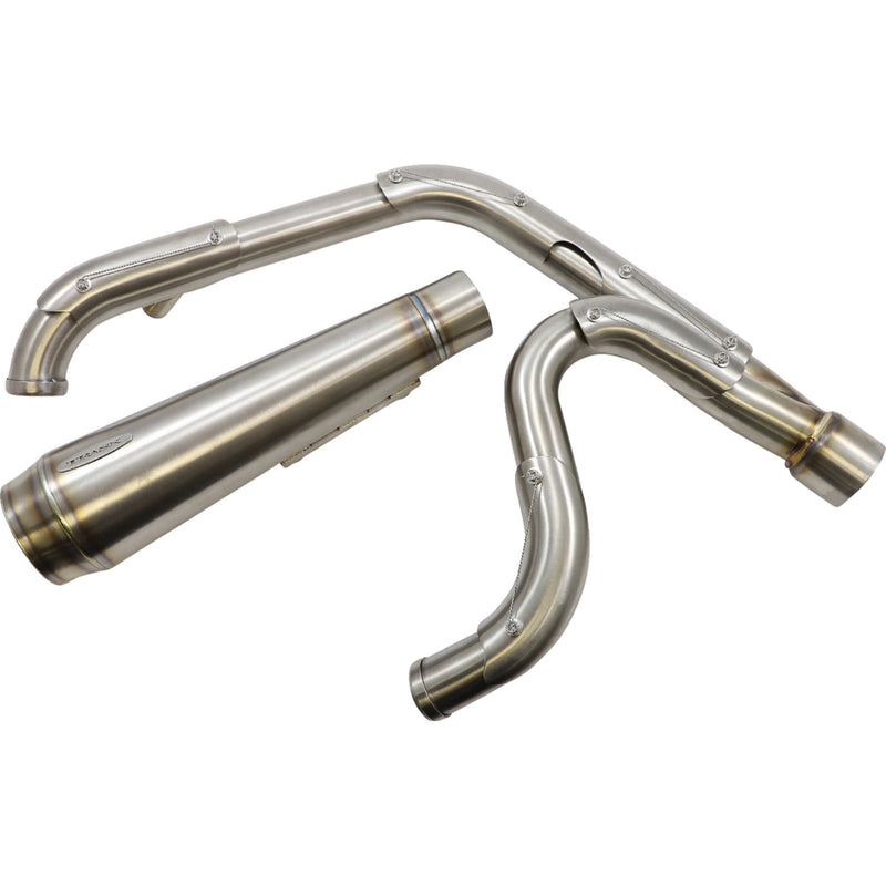 Trask Assault 2-Into-1 Exhaust System - TM-5021 For Harley Dyna 1991-2005