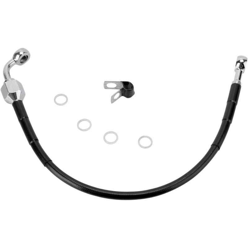 Drag Specialties Brake Line - 1741-2948 For Harley Dyna 2000-2007
