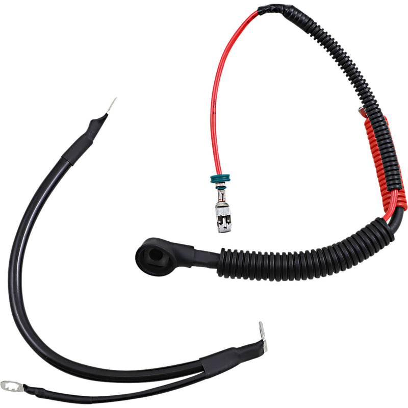 Drag Specialties Battery Cable Kit - 2113-0736 For Harley Touring 2009-2013
