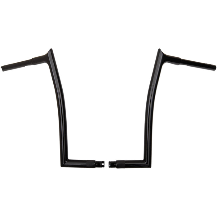 FAT BAGGERS INC. 0601-4769 906016-B 1-1/4" EZ Install Pointed Top Handlebar - 16" - Black