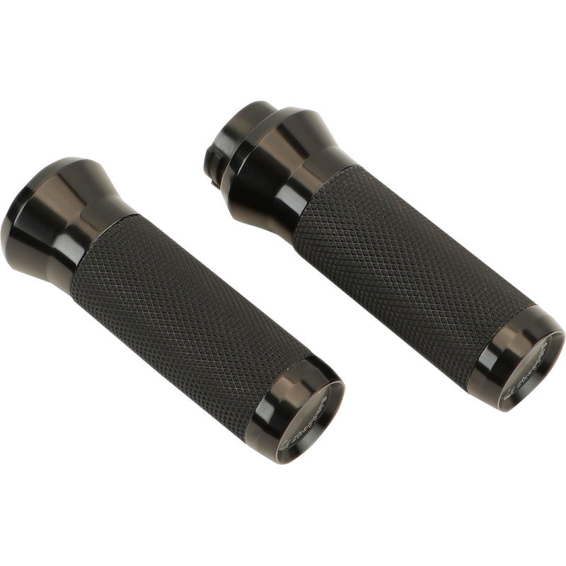 LA Choppers Grips Cable Anodized - LA-7492-01B For Harley Motorcycles 1980-2022