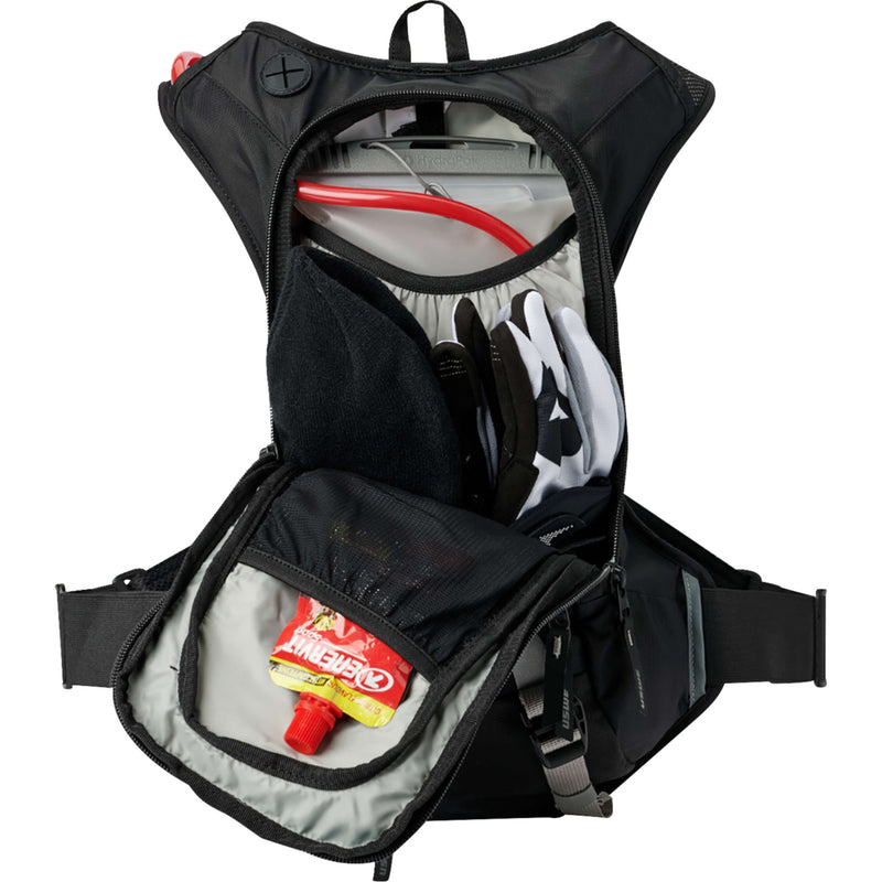 USWE 3519-0117 208059001 Moto Hydro 8L Hydration Pack Moto Hydration Pack - 8L - Black/Gray