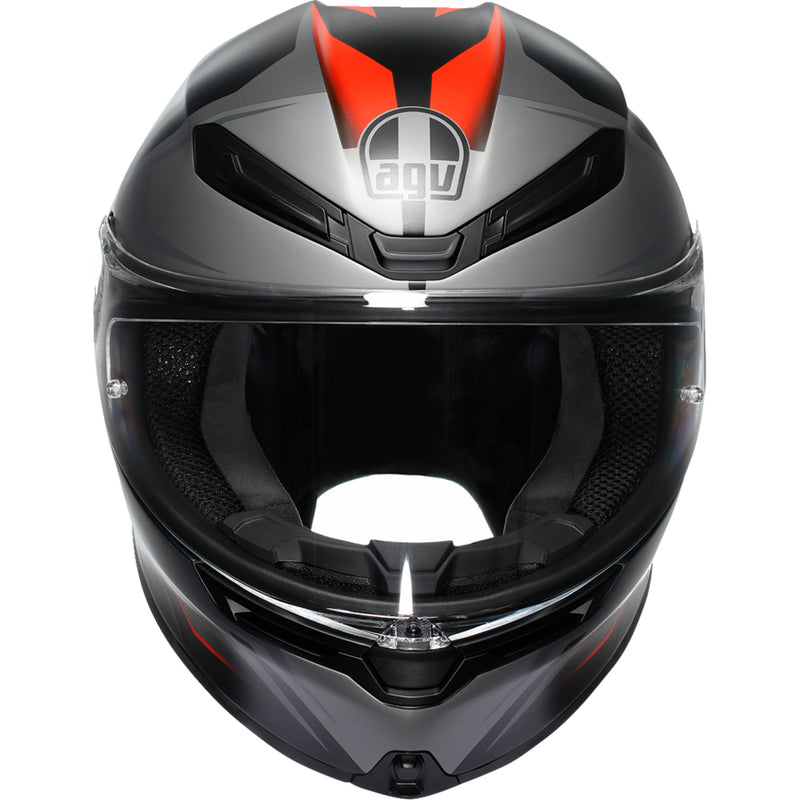 AGV K6 S Karve Helmet - Matte Black/Gray/Red