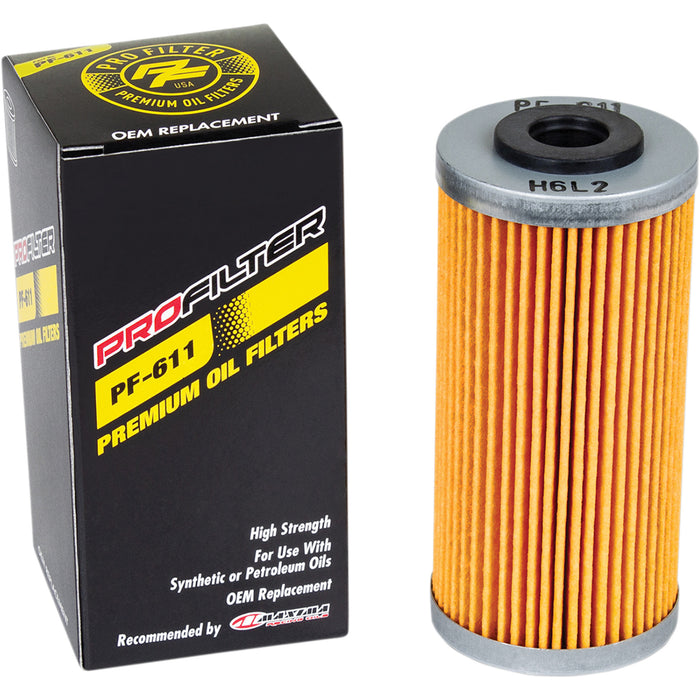 Pro Filter Oil Filter - PF-611 For Sherco Dirt Bikes 2004-2013 | BMW G450X / 450 2009-2012