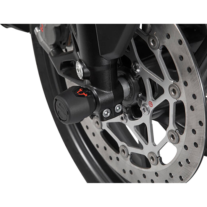 SW-MOTECH 0505-2194 STP.05.176.10101/B Front Axle Slider Axle Sliders - Front - Set - Suzuki/Yamaha