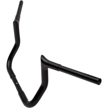 FAT BAGGERS INC. 0601-4747 905010-B 1-1/4" EZ Install Pointed Top Handlebar - 10" - Black