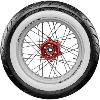 AVON 0306-0644 2120291 Cobra Chrome AV91/AV92 Reinforced Tire - Rear - 140/90B16 - 77H