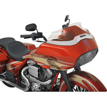 KLOCK WERKS 2310-0207 KW05-01-0194 Flare™ Bagger Windshield - 8" - Tinted - FLTR '98-'13