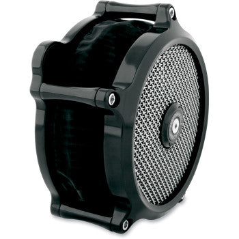 PERFORMANCE MACHINE (PM) 1010-2668 0206-2139-B Super Gas Air Cleaner - Black - M8