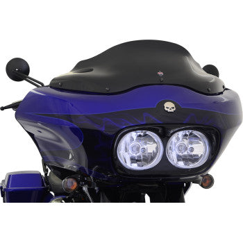 KLOCK WERKS 2310-0196 KW05-01-0190 Flare™ Bagger Windshield - 8" - Black - FLTR '98-'13