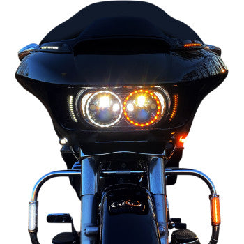 CUSTOM DYNAMICS 2020-1871 PB-RG-TS-15-B ProBEAM Road Glide Turn Signals - FLTR - Gloss Black