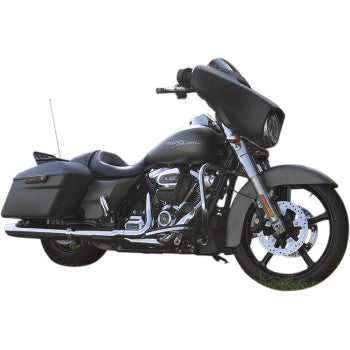 COASTAL MOTO 0201-2291 2502-ROC-213-B Rockstar Moto Forged Aluminum Front Wheel - Dual Disc/ABS - Black - 21"x3.25" - FL