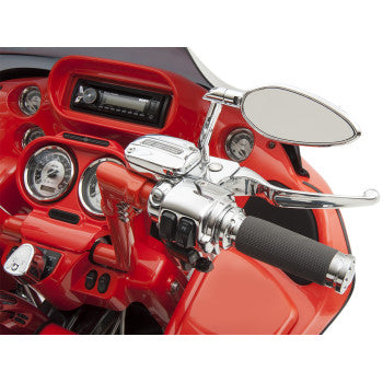 PERFORMANCE MACHINE (PM) 0640-0728 0064-2026-CH Vision Series Mirror - Blade - Chrome