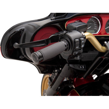 Performance Machine Contour Grips - 0063-2020-B For Harley Motorcycles 2008-2020