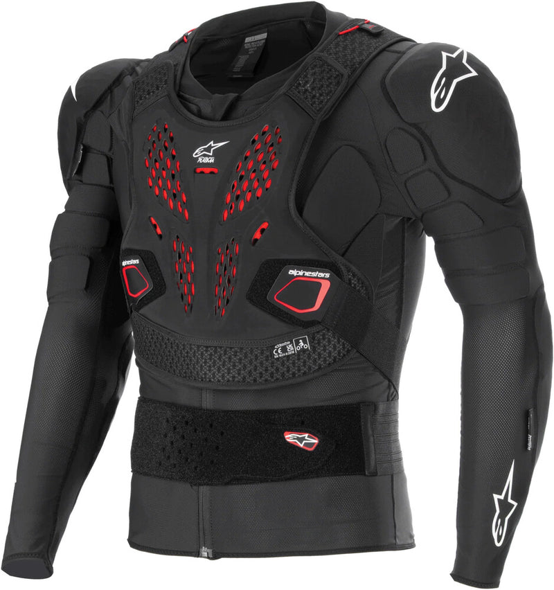 Alpinestars 482-00071M 6500125-132- M BIONIC PRO V3 PLSMA PROTECTION JACKET BLACK/RED/WHITE MD