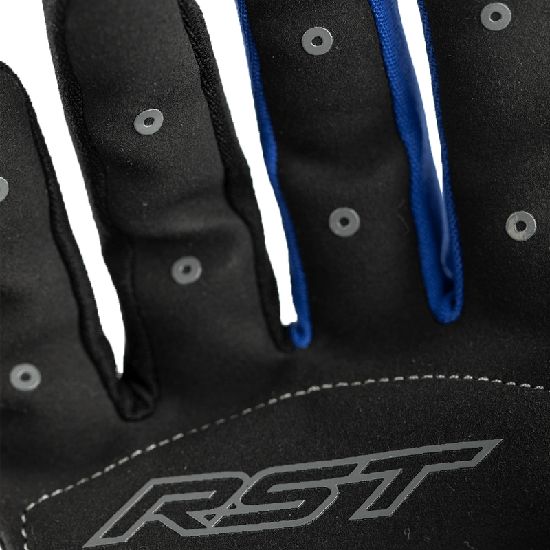 Rst 556-2100108 102100BLU-08 RIDER CE GLOVE BLACK/BLUE SM