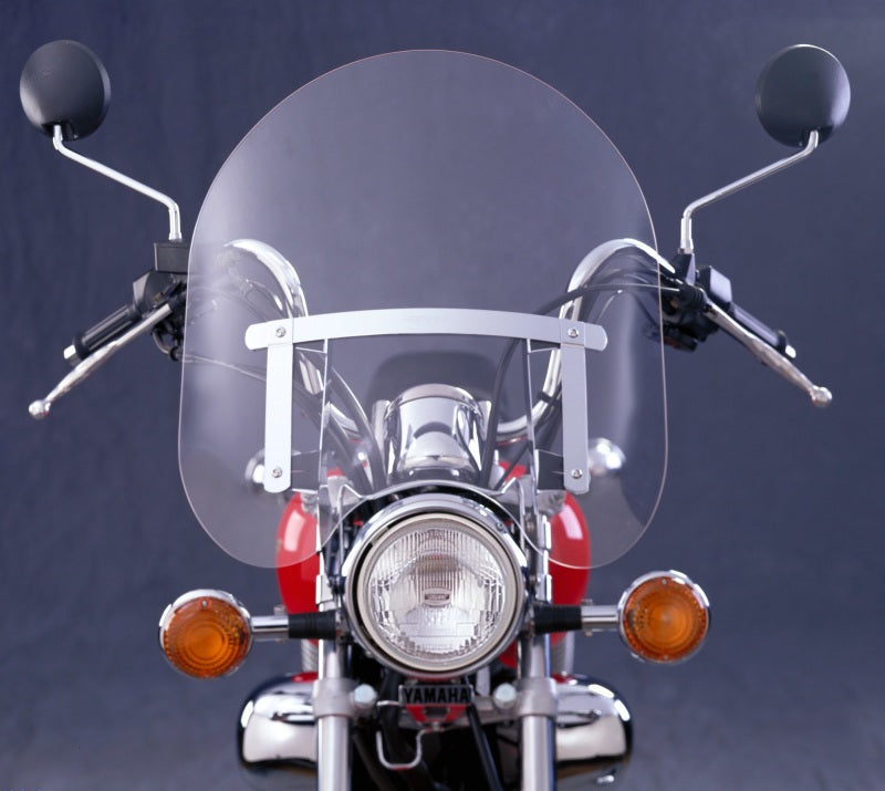 National Cycle NC125A 83-22 Harley XL/FXR/D/17-25 Hon/07+ Kaw Dakota 3 W/low Turn Signals Windshield-clr - User 1