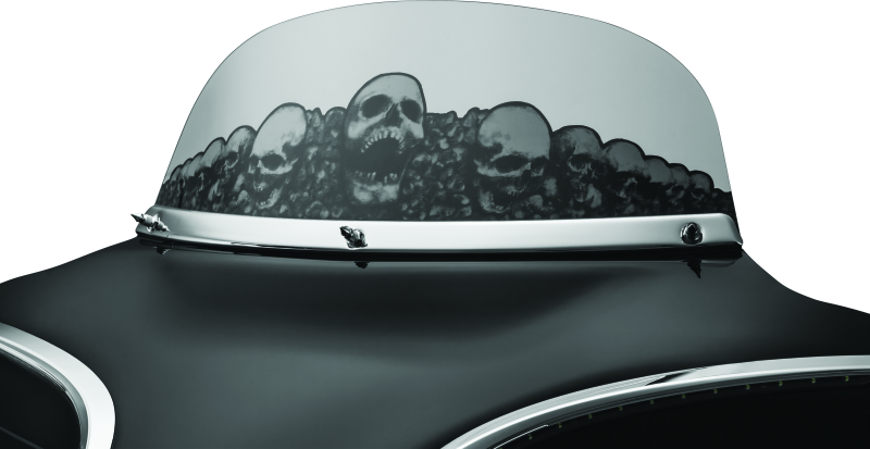 Kuryakyn 1310 Smooth Windshield Trim 96-13 Touring Chrome - User 1