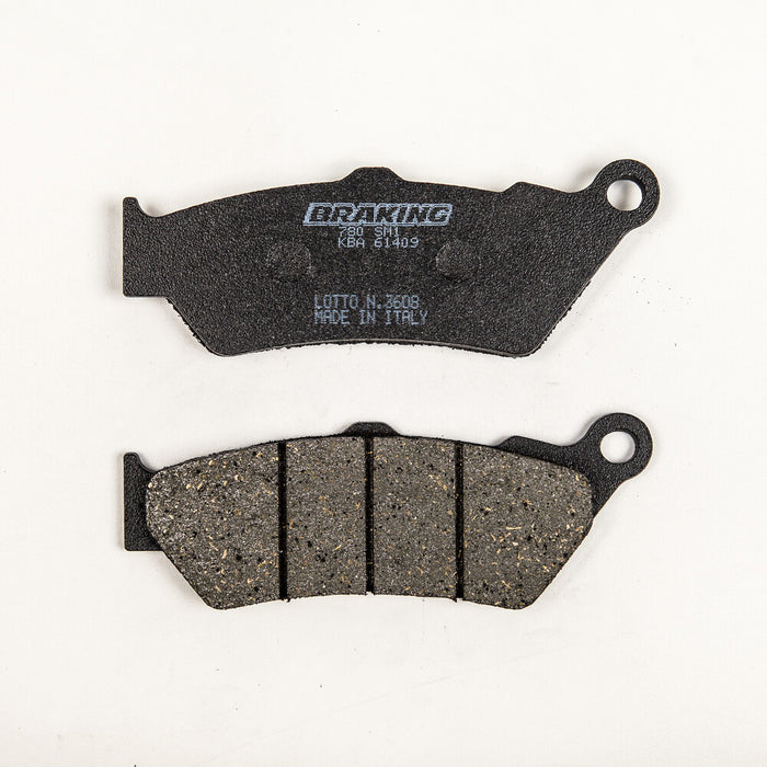 Braking 31-780S 780SM1 BRAKE PAD SET SEMI-METALLIC