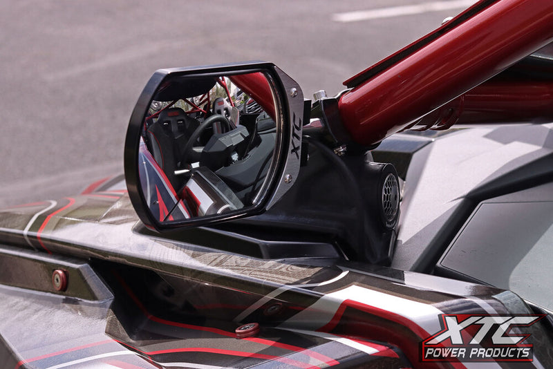 Xtc Power Products 630-1207 SIX12-A-200 SIDE MIRRORS W/2.00 CLAMP ROLL CAGE BAR CLAMP 2.00