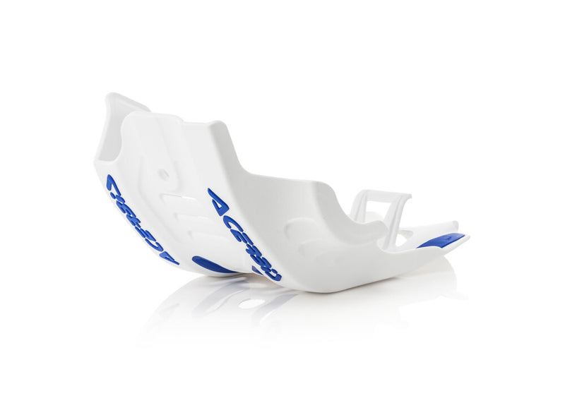 Acerbis Skid Plate White Blue - 2733461029 Husqvarna FC 450 / 450 Rockstar Edition / 450 2019-2022