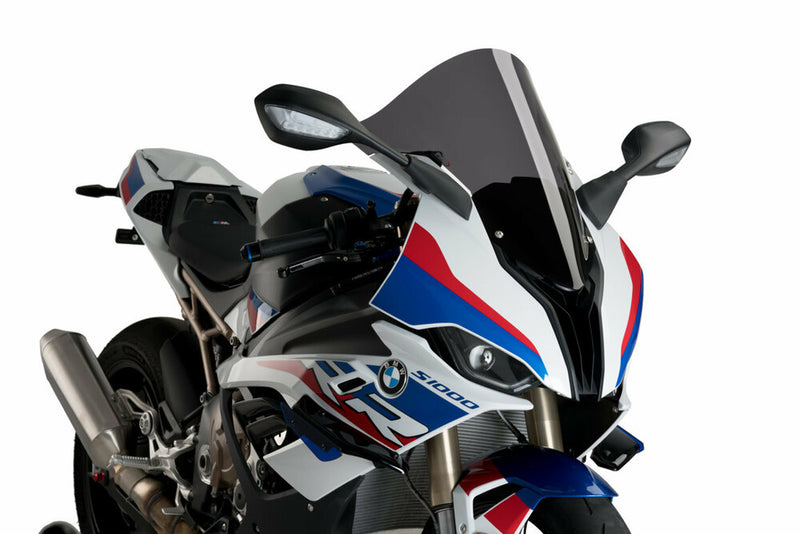 Puig Hi-Tech Parts Windscreen R-Racer Dark Smoke - 3641F BMW S1000RR / M1000RR / 1000 2019-2026