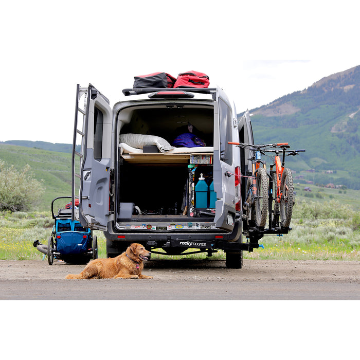 ROCKYMOUNTS 3930-0018 10002 Backstage Swing Away Hitch Bike Rack Backstage Bike Rack - 2" Mount