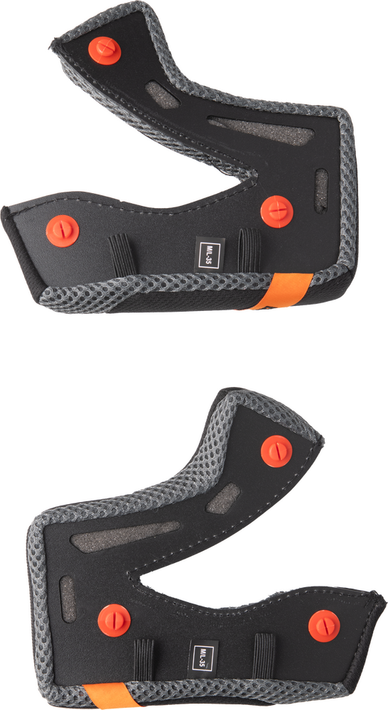 Alpinestars 482-00130 8960226-11-L30 SM3 CHEECK PAD SET LG 30MM