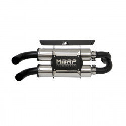 Mbrp Dual Stack S O Mflr POL - AT-9516PT Polaris RZR 2014