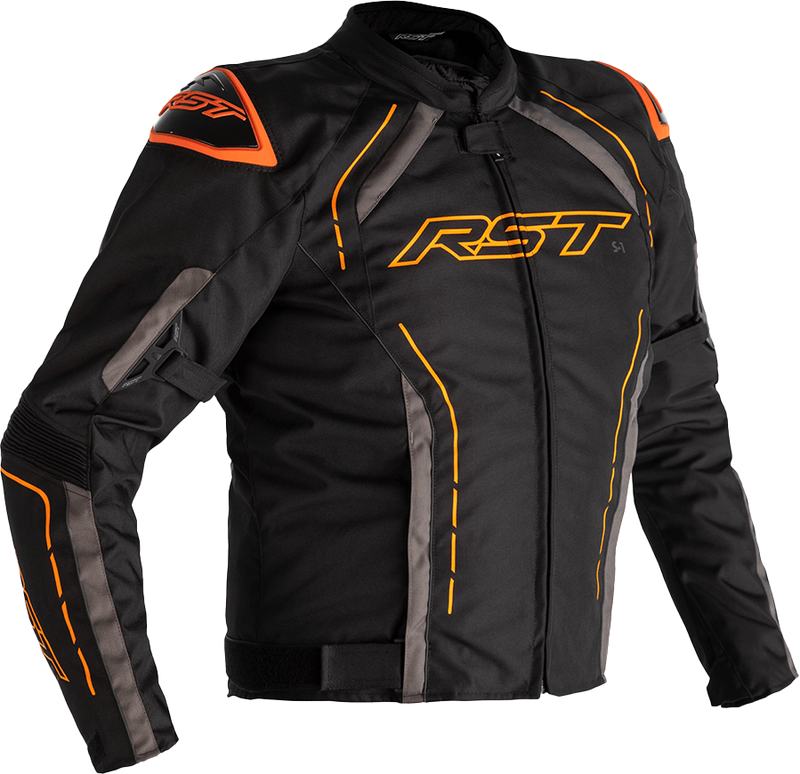 Rst 556-2559250 102559ORG-50 S1 CE JACKET BLK/GRY/NEON ORG TEXTILE 3XL