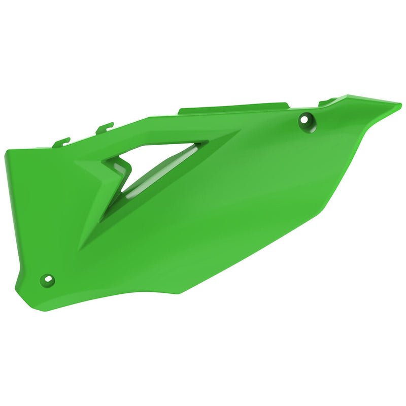 Polisport Side Panels Green - 8423500001 Kawasaki Dirt Bikes 2019-2024