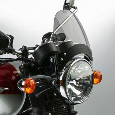 National Cycle Flyscreen Windscreen Smoke Black Hardware - N2543-002 For Suzuki Motorcycles 1972-1988 | Triumph Motorcycles 1995-2016