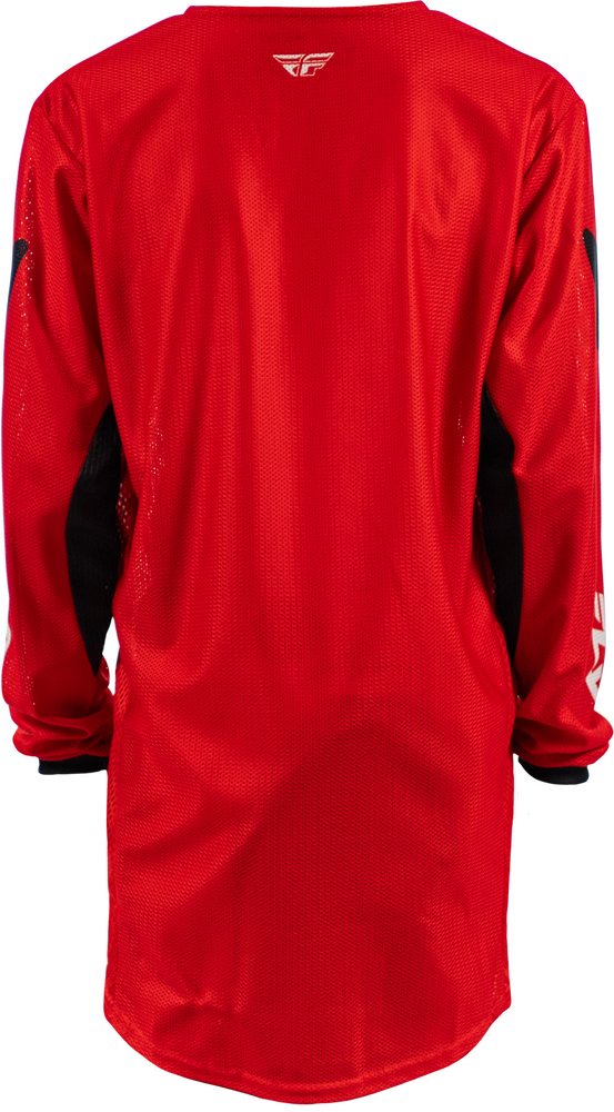 Fly Racing 380-332YXL 380-332YXL YTH KINETIC MESH JERSEY RED/BLACK/WHITE YXL