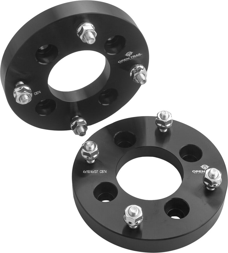 Open Trail 532-0113 AC-06687-1BK WHEEL SPACER ADAPTER 1" 4/110 TO 4/137 10MM X 1.25MM