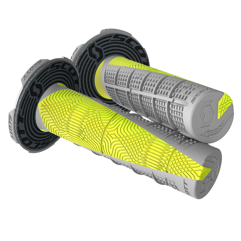 SCOTT 0630-3002 219627-5776 Deuce Grips with Donut Grips - Deuce - Gray/Yellow