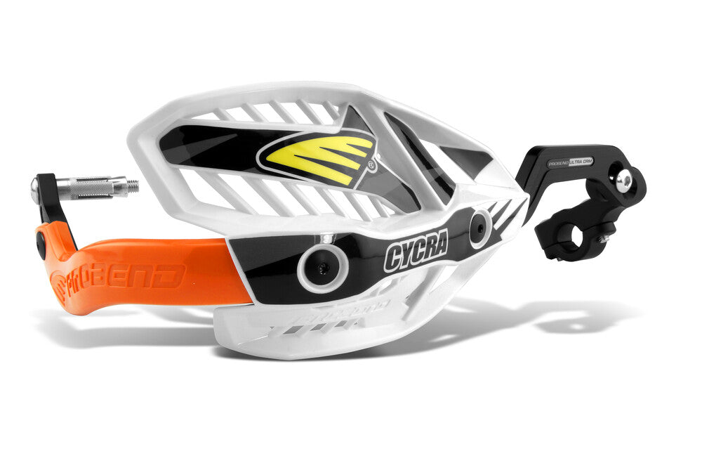 Cycra 714-1967 1CYC-7408-42O CRM ULTRA 1-1/8 IN. CLAMP W/WHITE SHIELDS/ORANGE COVERS