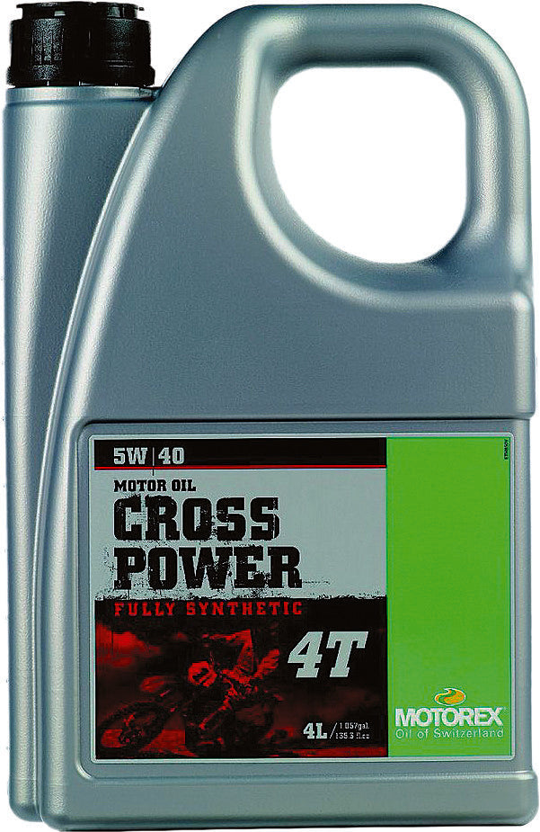 Motorex 580-0126 305678 CROSS POWER MOTOR OIL 4T 5W40 4L