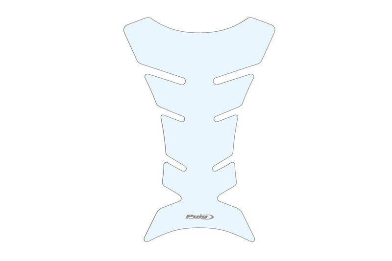 Puig Hi-tech Parts 561-4051CL 4051W PERFORMANCE TANK PAD CLEAR