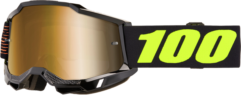 100% 610-5364 50014-00058 ACCURI 2 GOGGLE FAIRBANKS MIRROR TRUE GLD LENS