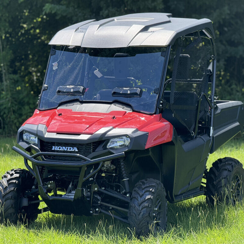 Seizmik Tool-Less Windshield Hard Coated Poly - 50-55321KIT Honda Pioneer 2015-2025