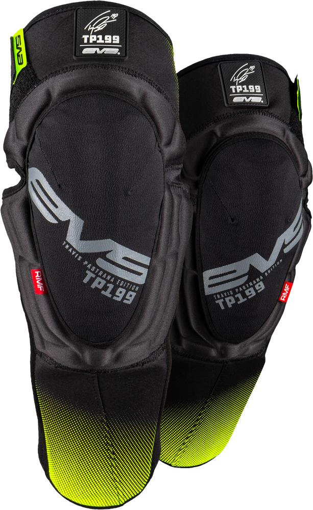 Evs 663-14382X TP199K-BKHV-XXL TP199 KNEE/SHIN GUARD BLACK/HI-VIS 2X