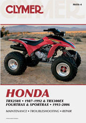 Clymer 27-M456 CM4564 REPAIR MANUAL HON TRX250X
