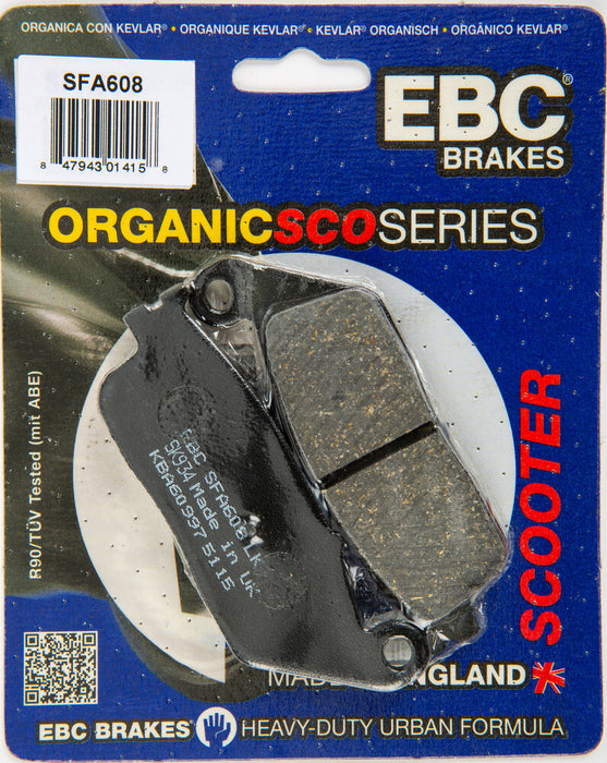 Ebc 153-608 SFA608 BRAKE PADS SFA608 ORGANIC