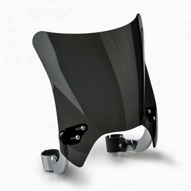 National Cycle Mohawk Windshield Dark Tint Chrome Hardware - N2833-001 For Yamaha Motorcycles 1978-2021 | Honda Motorcycles 1991-2003