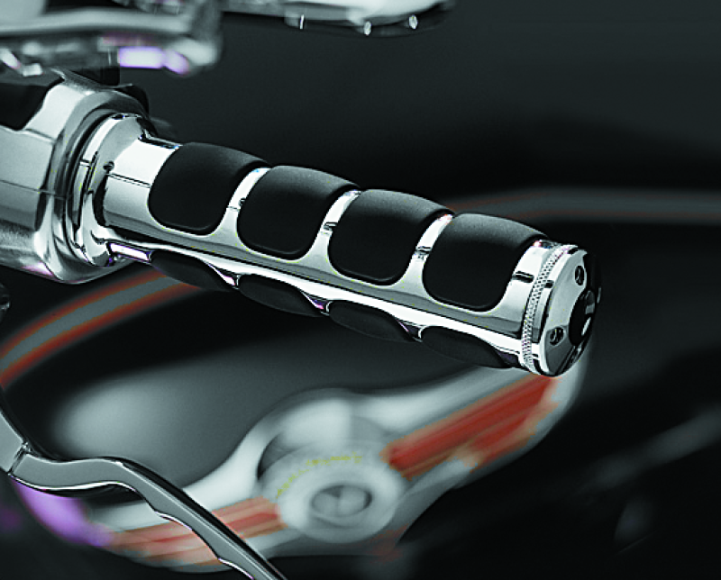 Kuryakyn 6180 ISO Grips Honda Gold Wing Models Chrome - Photo - Primary