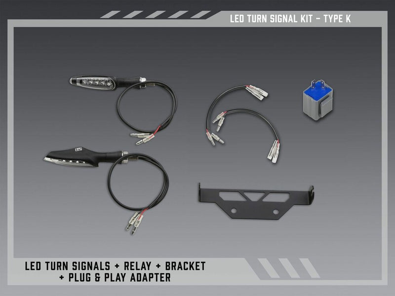Yoshimura 961-9209 075BG-STD-K-K FE V2 STND LED TURN SIG KIT K