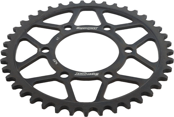 Supersprox Rear Sprocket Steel 41T-525 Black - RFE-1489-41-BLK Kawasaki Motorcycles 1996-2017