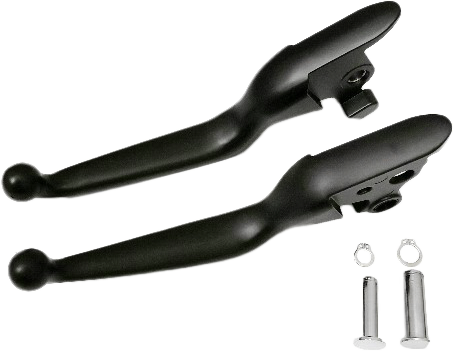 Harddrive 053578 Smooth Lever SET Chrome Softail For Harley Softail 2018-2021